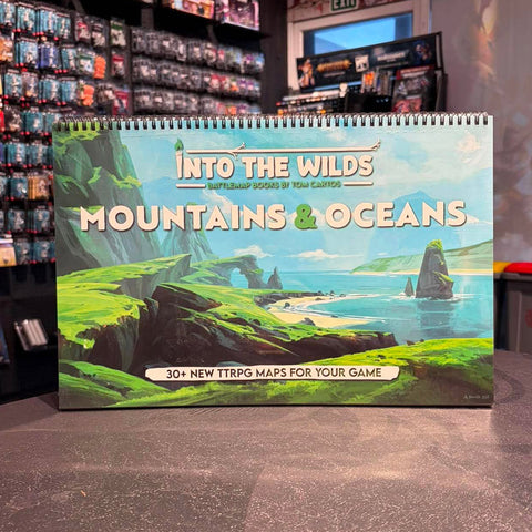 Into the Wilds Battlemap Books - Mountains & Oceans