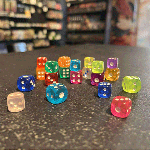 Mrs Noggs Mini D6's - 20 random mini D6's