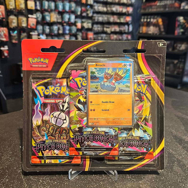 Pokemon TCG: Mega Evolution Pitch Black - 3 Pack Blister [Binacle]