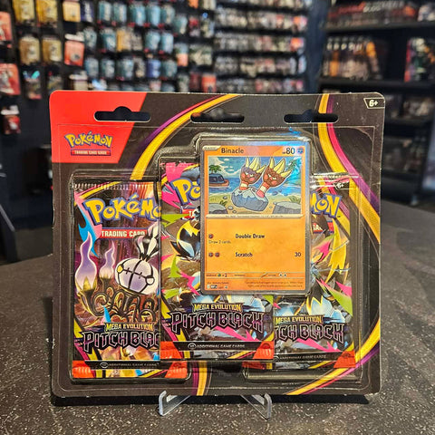 Pokemon TCG: Mega Evolution Pitch Black - 3 Pack Blister [Binacle]