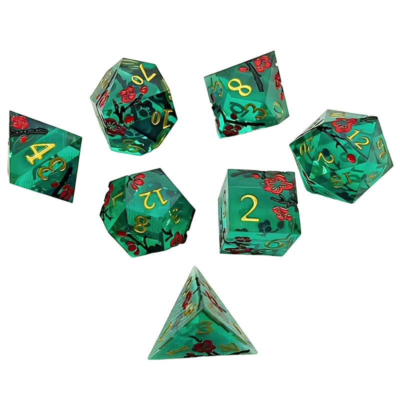 Plumblossom - Handcrafted Dice Set