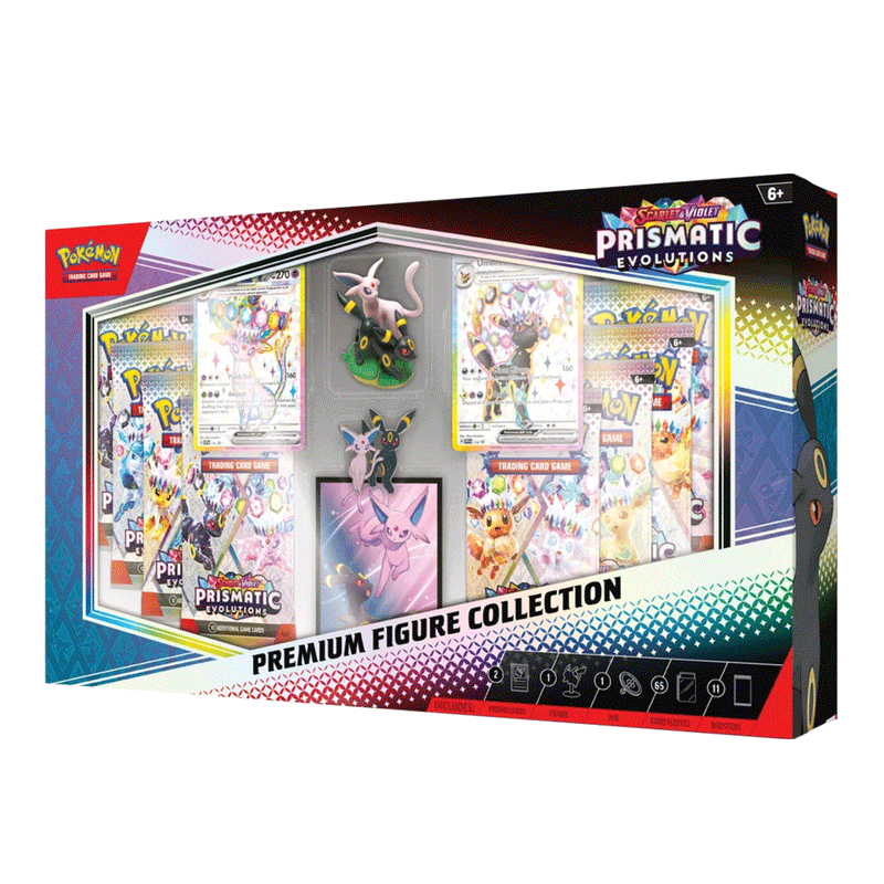 Pokemon TCG Scarlet & Violet Prismatic Evolutions Premium Figure Collection
