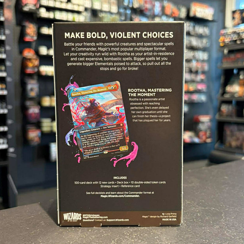 Magic: The Gathering Secrets of Strixhaven Commander Deck - Prismari Artistry