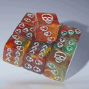 Prismatic Skulls D6 Dice (set of 10)