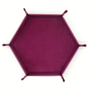 Hexagon Dice Tray - Purple