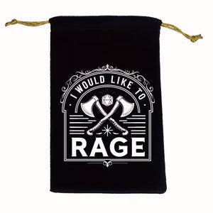 I Would Like To Rage - Dice Bag