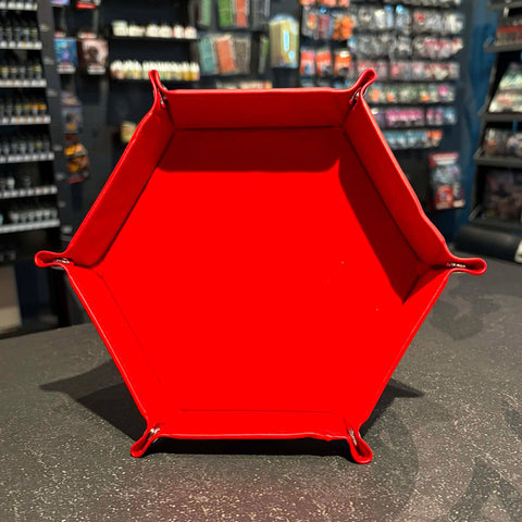 Hexagon Dice Tray - Red
