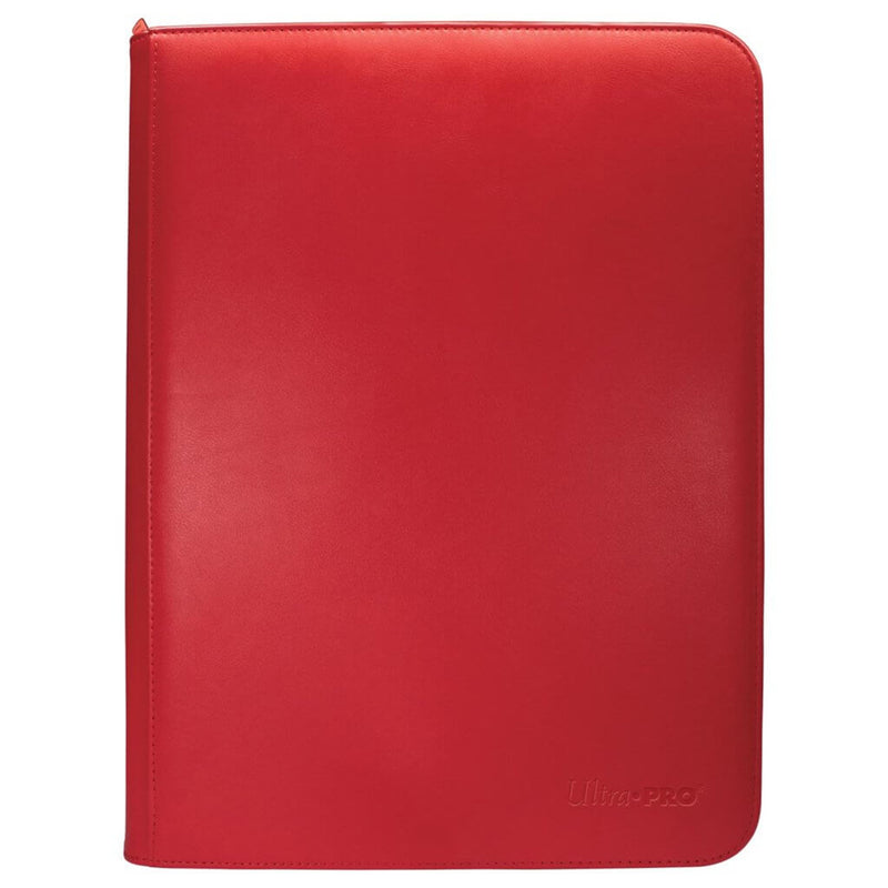 Ultra Pro Binder - Vivid 9-Pocket Zippered Pro-Binder - Red
