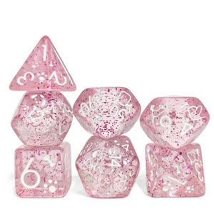Sadie - 7 Piece Polyhedral Dice Set + Dice Bag
