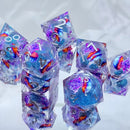 Sea Nettle - Liquid Core Handcrafted Dice Set