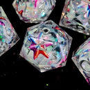 Sea of Stars - Liquid Core Handcrafted Dice Set