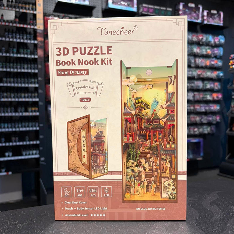 Tonecheer 3D Puzzle Book Nook - Song Dynasty