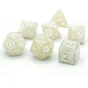 Space and Time - 7 Piece Polyhedral Dice Set + Dice Bag