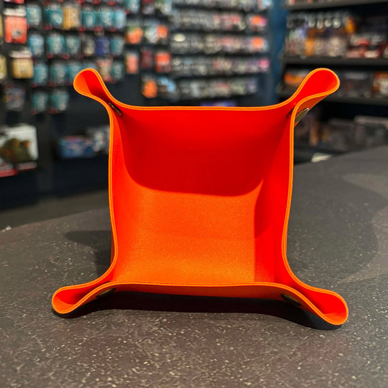 Square Dice Tray - Orange