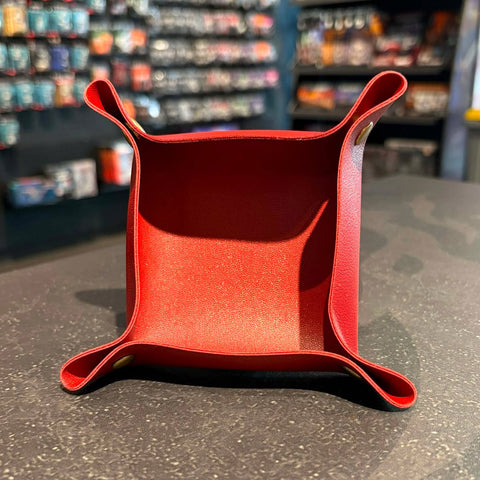 Square Dice Tray - Red
