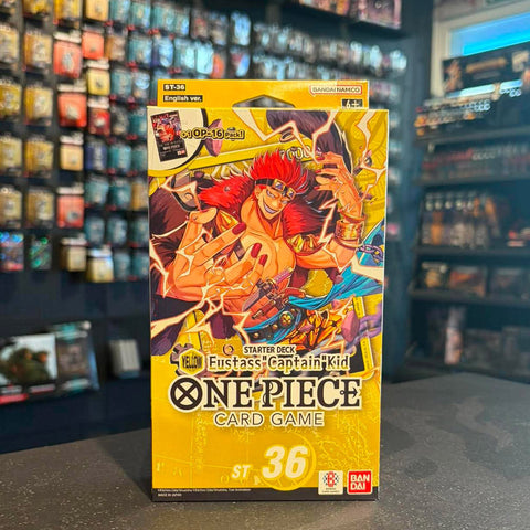 One Piece Card Game: Yellow Eustass "Captain" Kid Starter Deck ST-36