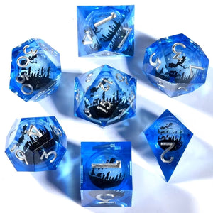 There and Back Again - Liquid Core Handcrafted Dice Set