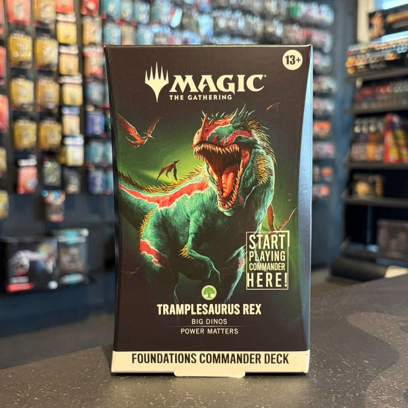 Magic The Gathering: Foundations - Commander Deck (Tramplesaurus Rex)