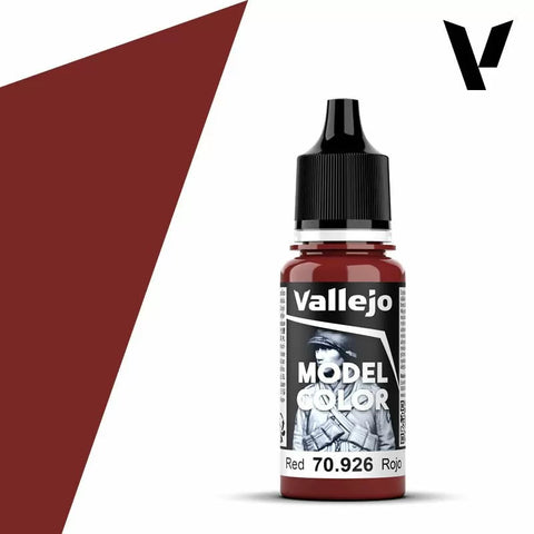 Vallejo Model Colour -  Red (Single Bottle 18ml)