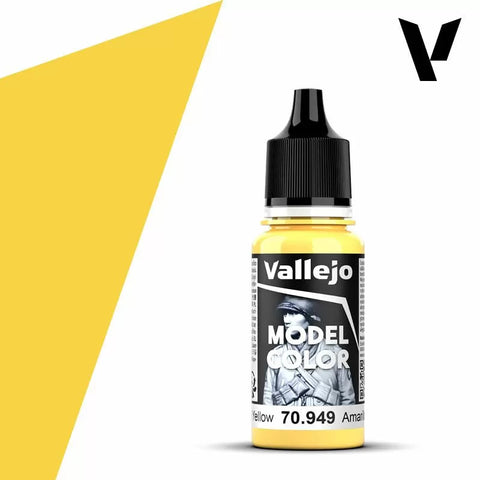 Vallejo Model Colour - Light Yellow (Single Bottle 18ml)
