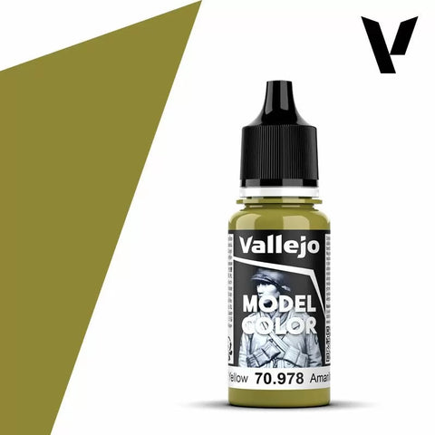 Vallejo Model Colour - Dark Yellow (Single Bottle 18ml)