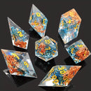 Verdigris Bouquet - Handcrafted Dice Set