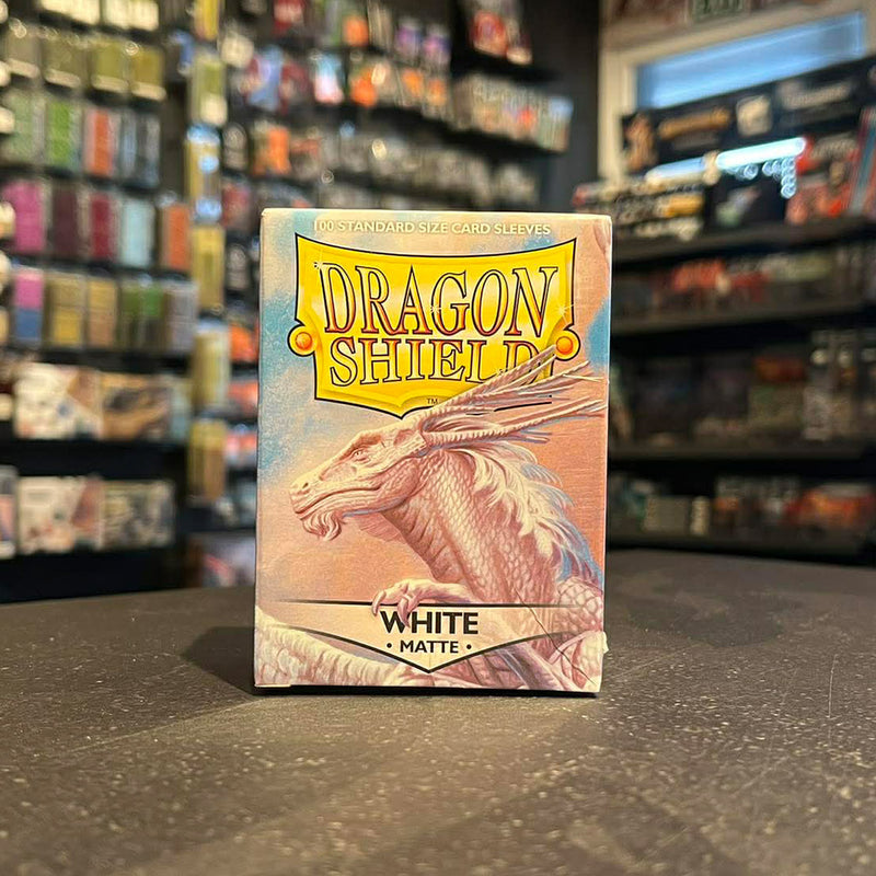 Dragon Shield Standard Matte Sleeves 100 Pack - White