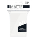 Ultra Pro Small Matte Deck Protector Sleeves 60 Pack - White