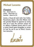 1996 Michael Loconto Biography Card [World Championship Decks] - Bea DnD Games