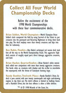 1998 World Championships Ad [World Championship Decks 1998] - Bea DnD Games