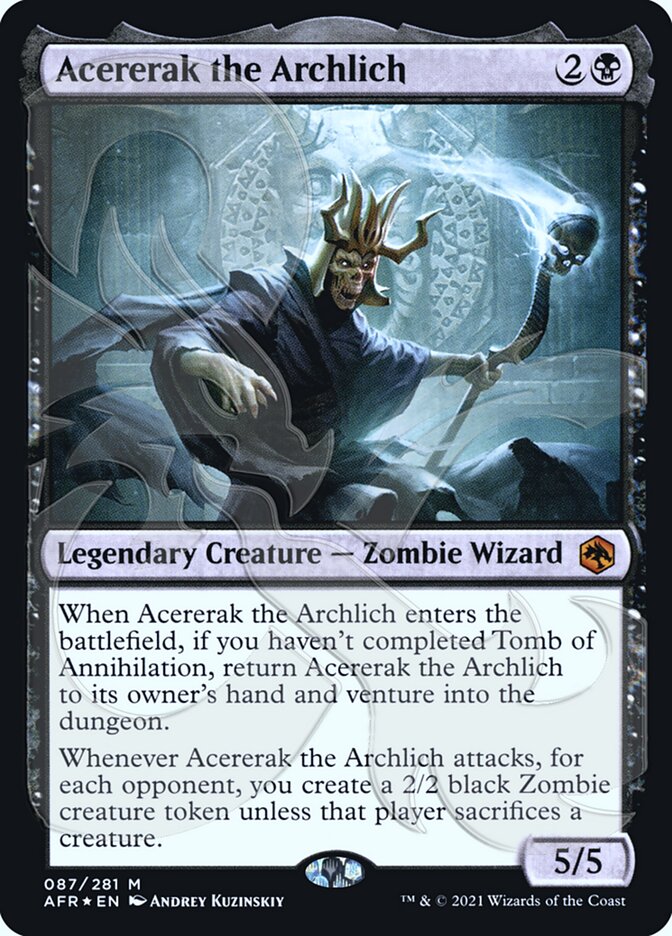 Acererak the Archlich (Ampersand Promo) [Dungeons & Dragons: Adventures in the Forgotten Realms Promos]