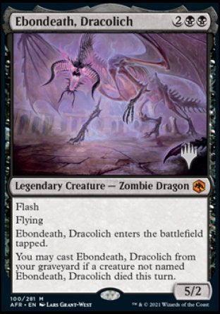 Ebondeath, Dracolich (Promo Pack) [Dungeons & Dragons: Adventures in the Forgotten Realms Promos]