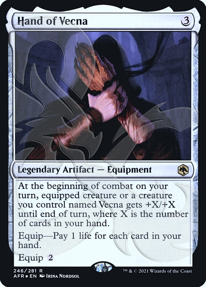 Hand of Vecna (Ampersand Promo) [Dungeons & Dragons: Adventures in the Forgotten Realms Promos]