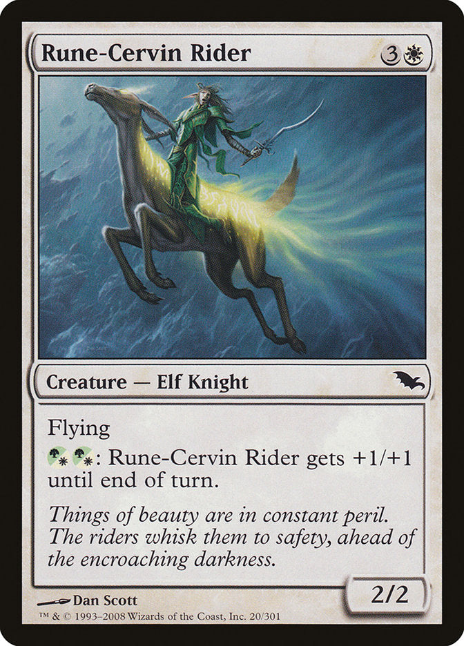 Rune-Cervin Rider [Shadowmoor]