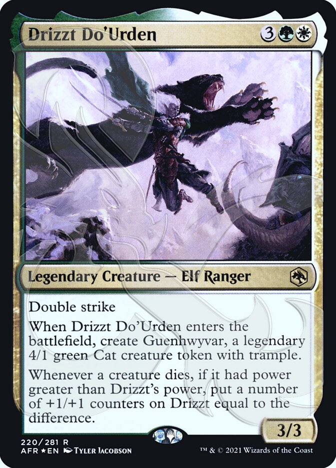 Drizzt Do'Urden (Ampersand Promo) [Dungeons & Dragons: Adventures in the Forgotten Realms Promos]