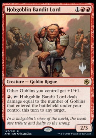 Hobgoblin Bandit Lord (Promo Pack) [Dungeons & Dragons: Adventures in the Forgotten Realms Promos]