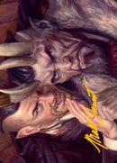 A Little Chat Art Card (Gold-Stamped Signature) [Streets of New Capenna Art Series] - Bea DnD Games