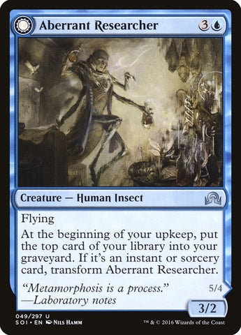 Aberrant Researcher // Perfected Form [Shadows over Innistrad] - Bea DnD Games