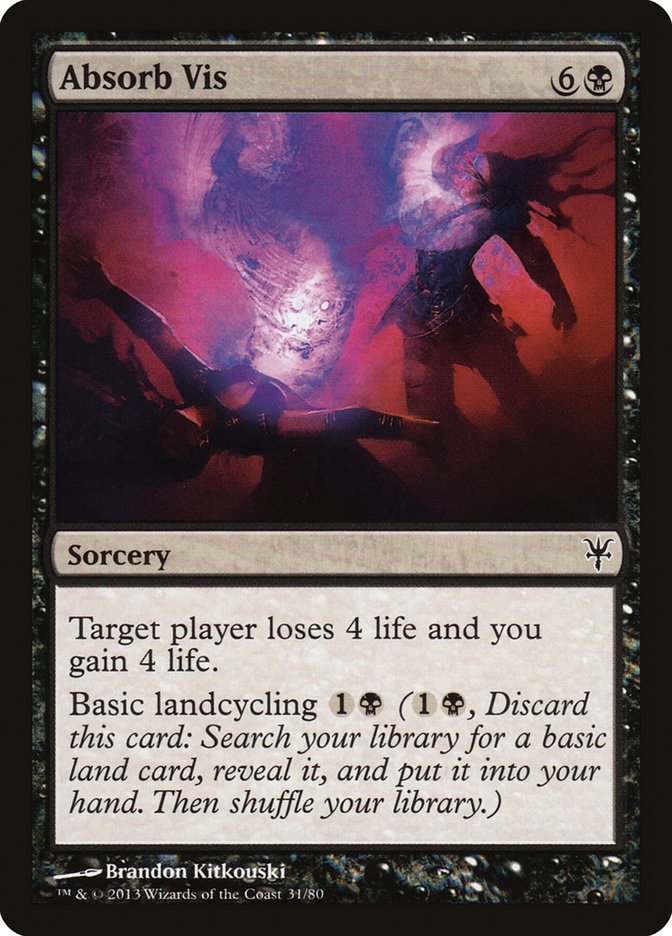 Absorb Vis [Duel Decks: Sorin vs. Tibalt] - Bea DnD Games