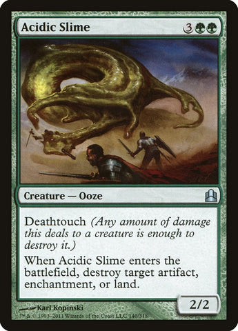 Acidic Slime [Commander 2011] - Bea DnD Games