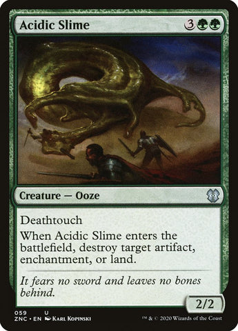 Acidic Slime [Zendikar Rising Commander] - Bea DnD Games