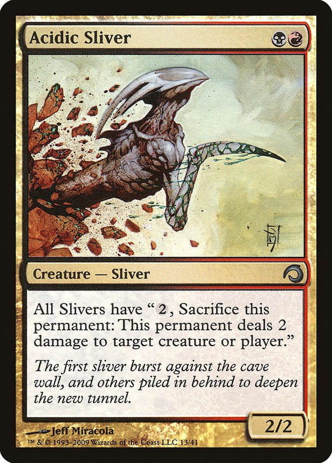 Acidic Sliver [Premium Deck Series: Slivers] - Bea DnD Games