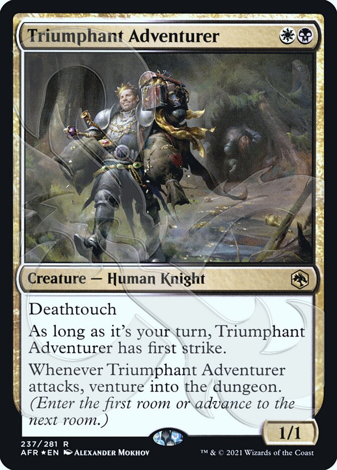 Triumphant Adventurer (Ampersand Promo) [Dungeons & Dragons: Adventures in the Forgotten Realms Promos]