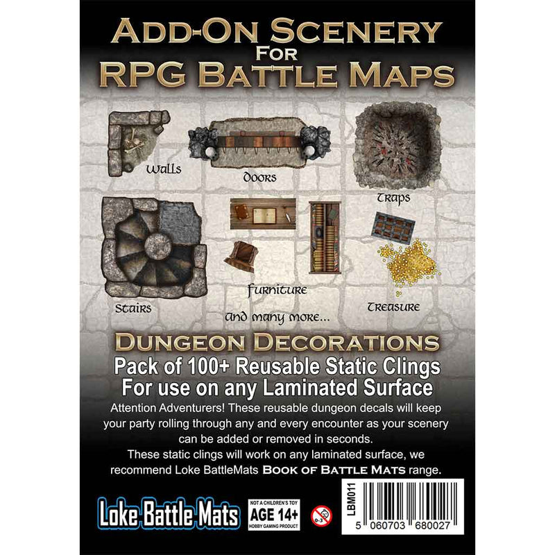 Add on Scenery for RPG Battle Maps - Dungeon Decorations - Bea DnD Games
