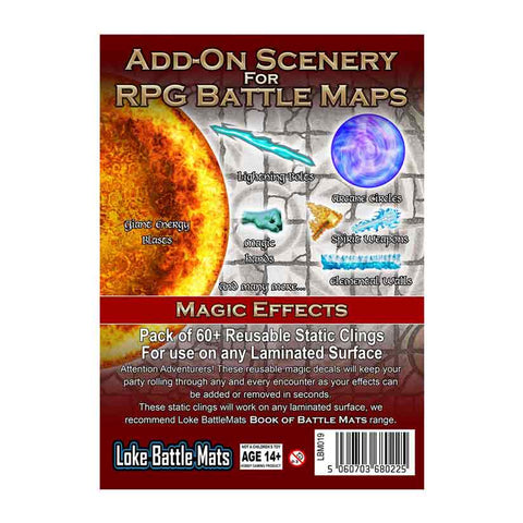 Add on Scenery for RPG Battle Maps - Magic Effects - Bea DnD Games