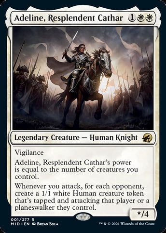 Adeline, Resplendent Cathar [Innistrad: Midnight Hunt] - Bea DnD Games