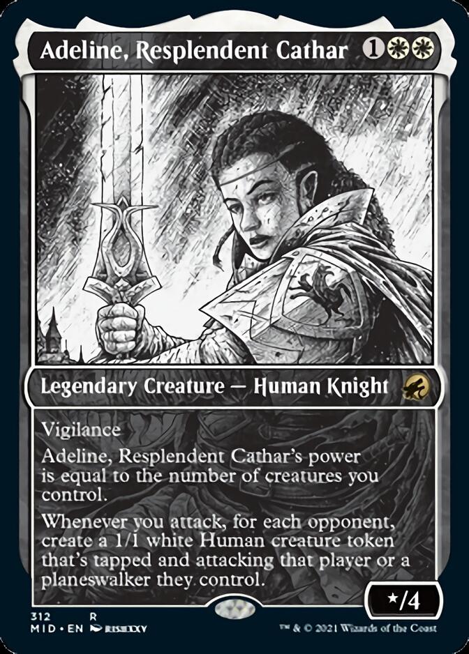 Adeline, Resplendent Cathar (Showcase Eternal Night) [Innistrad: Midnight Hunt] - Bea DnD Games