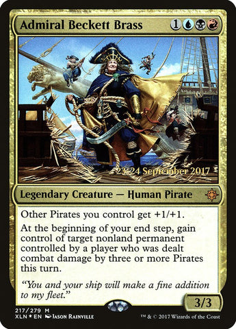 Admiral Beckett Brass [Ixalan Prerelease Promos] - Bea DnD Games
