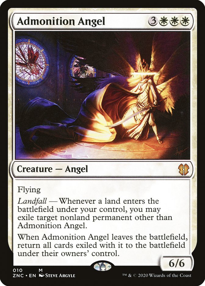 Admonition Angel [Zendikar Rising Commander] - Bea DnD Games