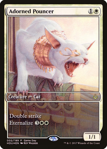 Adorned Pouncer (Game Day) (Full Art) [Hour of Devastation Promos] - Bea DnD Games